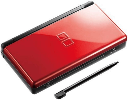 Red Crimson & Black Nintendo DS Lite box art for Nintendo DS